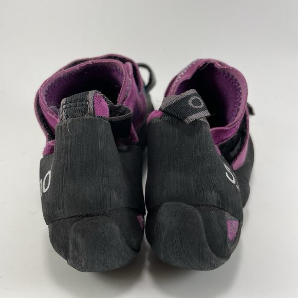 5.10 Five Ten Rogue VCS Climbing Shoes Womens Size 9 Purple Suede Dual Strap - Picture 4 of 9